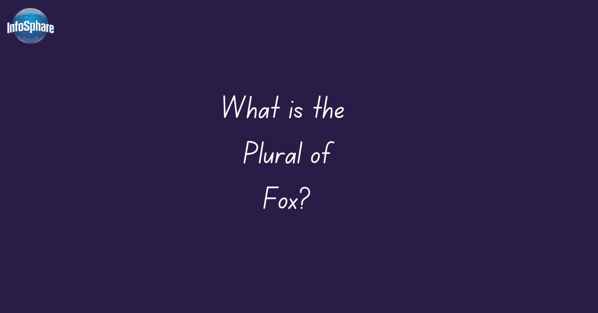 plural of fox