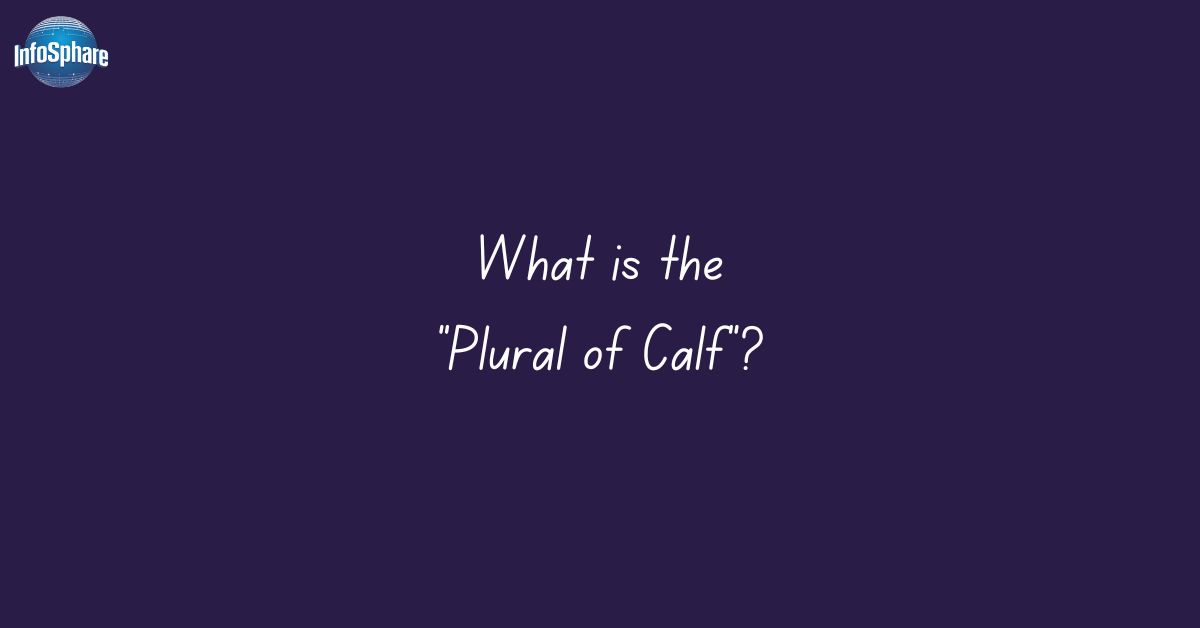 Plural of calf