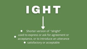 Ight Meaning in Text