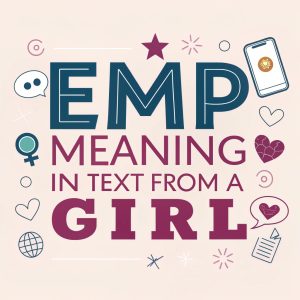 EMP Meaning in Text From A Girl