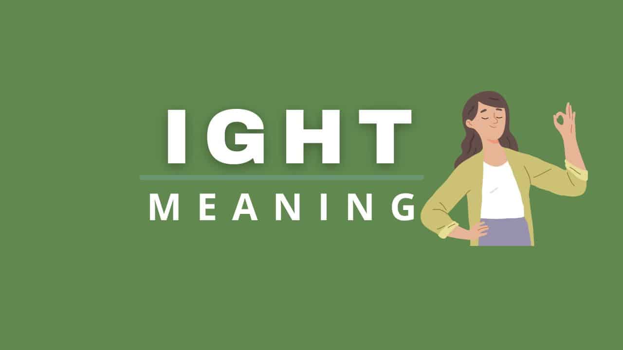 Ight Meaning in Text