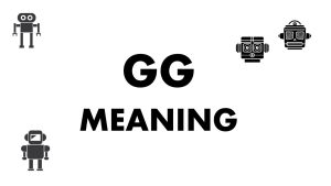 GG Meaning in Text
