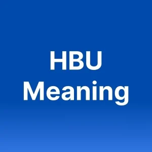 HBU Meaning in Text