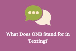 ONB Meaning in Text