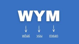 WYM Meaning in Text