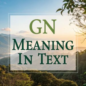 GN Meaning in Text