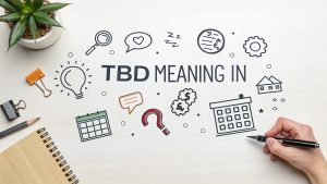 TBD Meaning in text